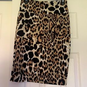 Like New Condition LuLaRoe Animal Print Skirt                     Size Small